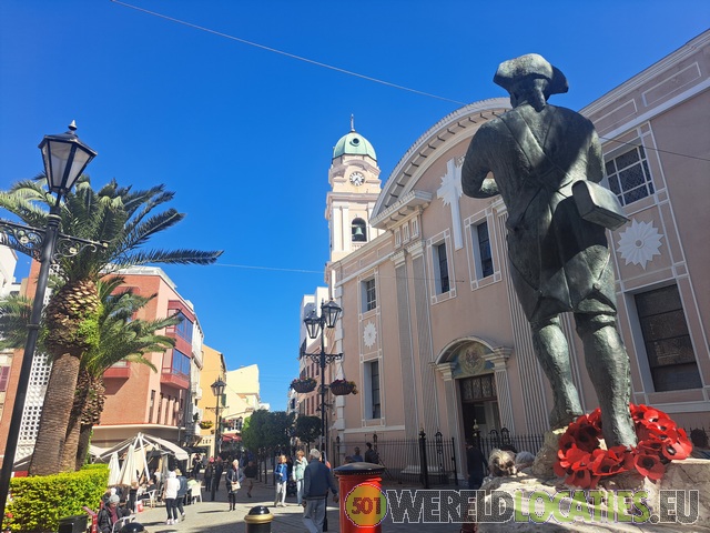 Gibraltar - De Main Street van Gibraltar