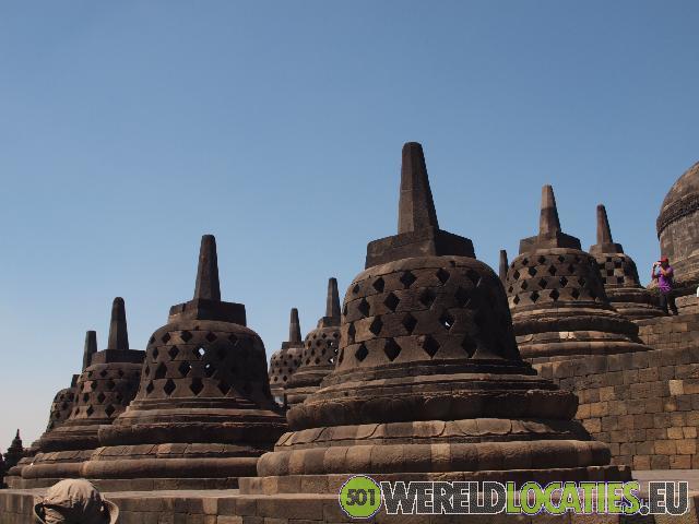 Indonesië | Op de Borobudur