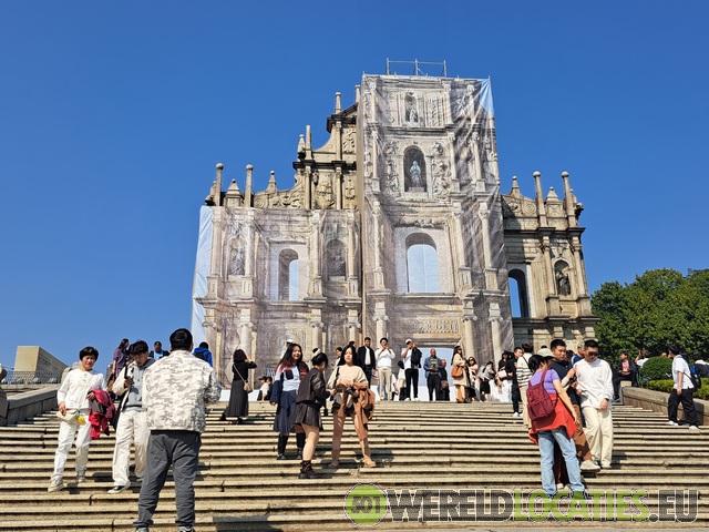 Macau | De facade van Ruins of St. Paul's
