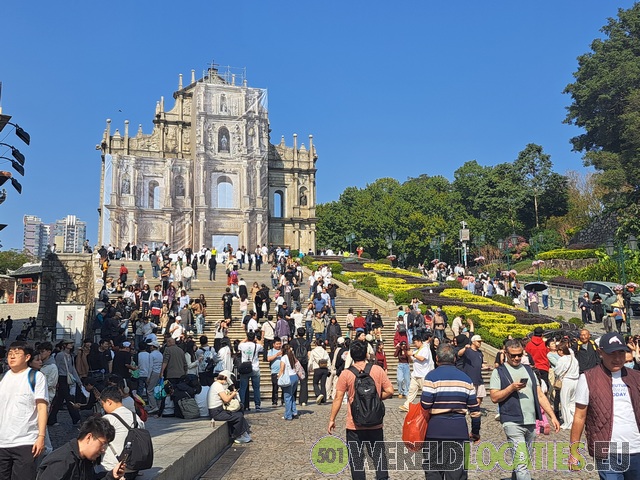 Macau | De facade van Ruins of St. Paul's
