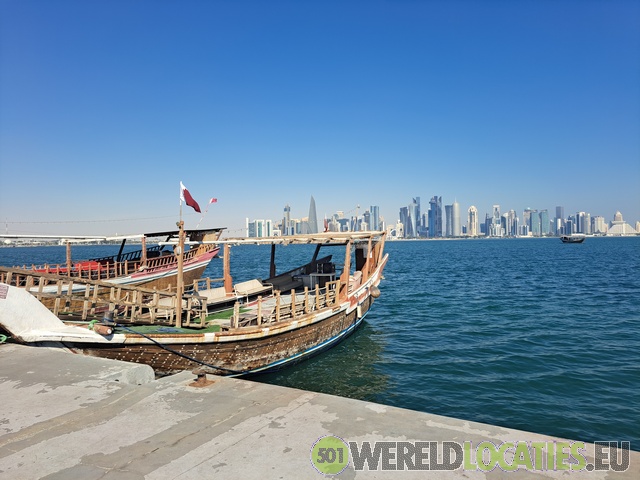 Qatar | The Corniche boulevard in Doha